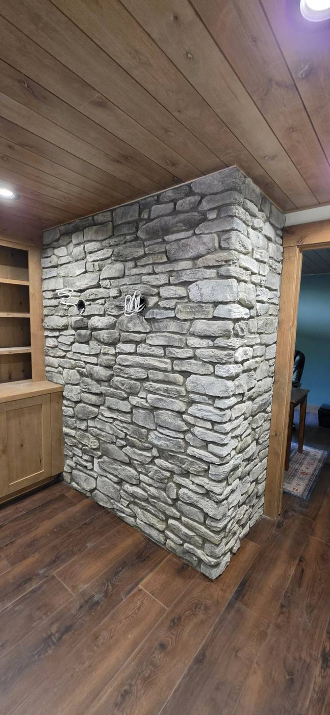 After: stone corner detail