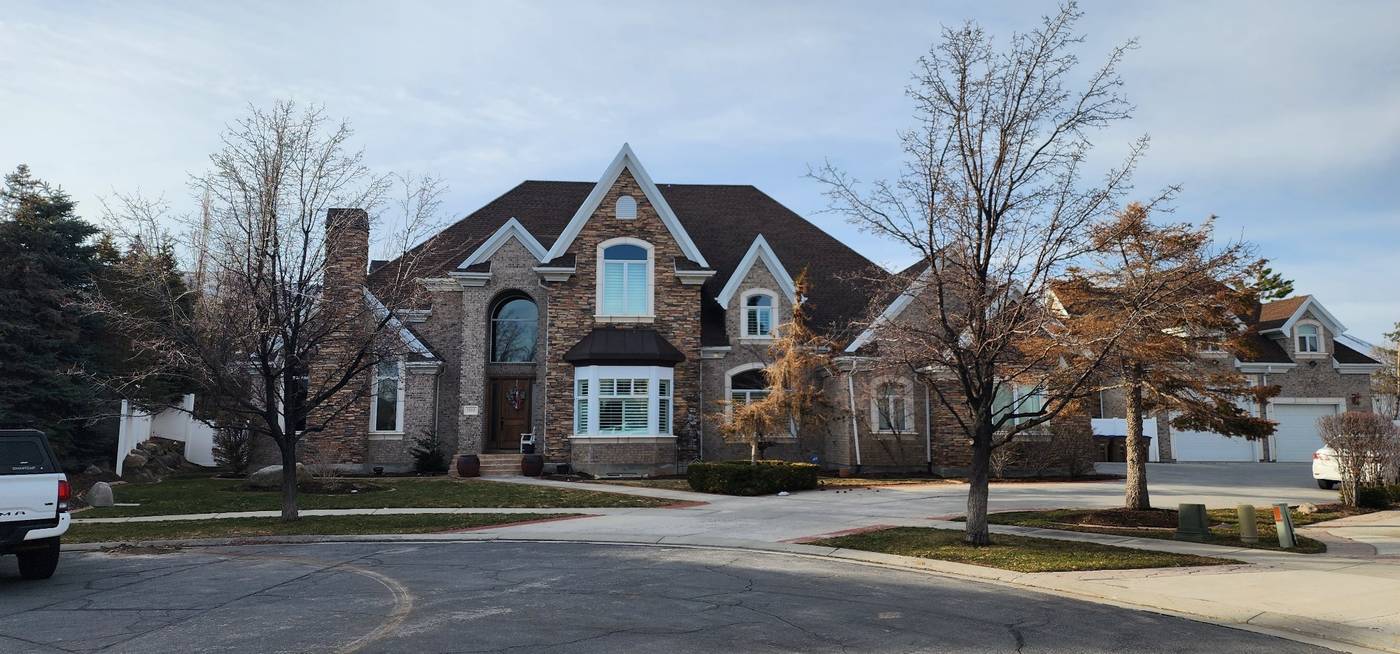 Stone and brick home exterior