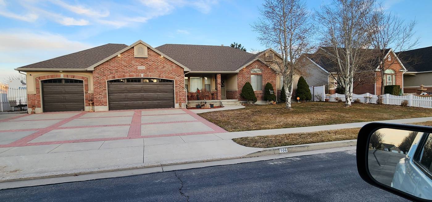 Brick and stone home exterior